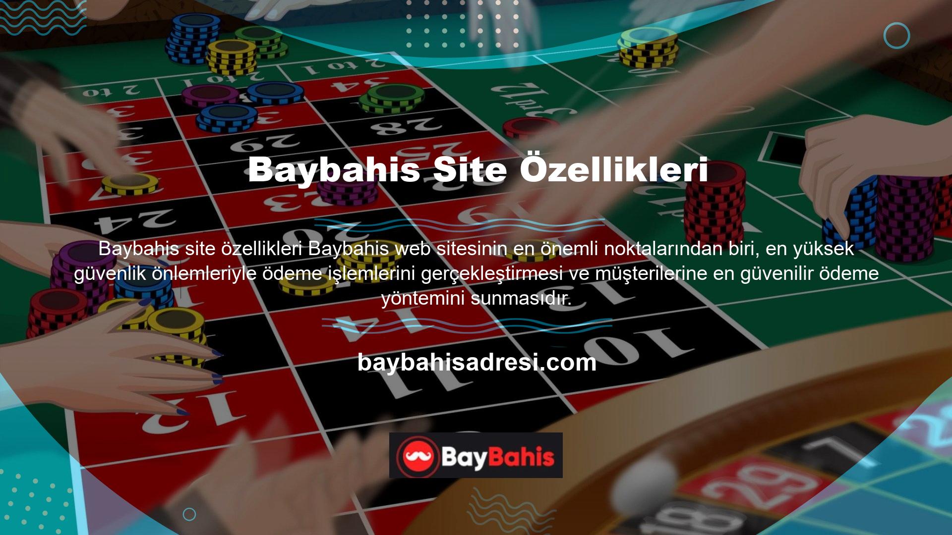 Baybahis web sitesinde çevrimiçi olmak güvenli mi? Bu fikirle, birçok müşteriye hitap eden şirketler müşterilerine en popüler ödeme yöntemleriyle hizmet vermektedir